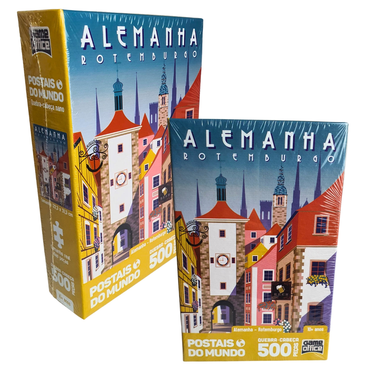 Quebra-Cabeça Toyster Alemanha- Rotemburgo 500 Peças Nano - Postais do Mundo Quebra-Cabeça Toyster Alemanha- Rotemburgo 500 Peças Nano - Postais do Mundo
